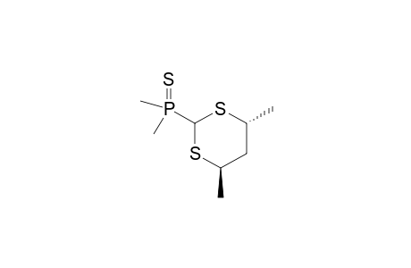 r-2-[Dimethyl(thiophosphinoyl)]-t-4,t-6-dimethyl-1,3-dithiane