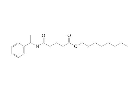 Glutaric acid, monoamide, N-(1-phenylethyl)-, octyl ester