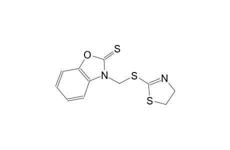 3-[(4,5-dihydro-1,3-thiazol-2-ylsulfanyl)methyl]-1,3-benzoxazole-2(3H)-thione