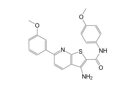 3-amino-6-(3-methoxyphenyl)-N-(4-methoxyphenyl)thieno[2,3-b]pyridine-2-carboxamide