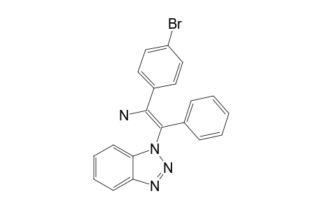 2-(BENZOTRIAZOL-1-YL)-1-(PARA-BROMOPHENYL)-2-PHENYLETHENAMINE