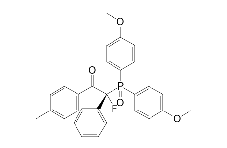 (2S)-2-bis(4-methoxyphenyl)phosphoryl-2-fluoro-2-phenyl-1-(p-tolyl)ethanone