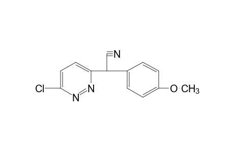 6-CHLORO-alpha-(p-METHOXYPHENYL)-3-PYRIDAZINEACETONITRILE