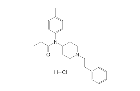 N-(4-Methylphenyl)-N-[1-(2-phenylethyl)-4-piperidinyl]propanamide  HC l  inkbr