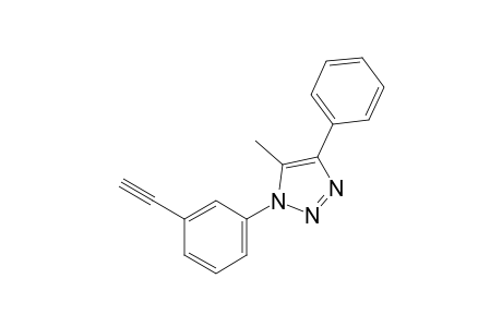 1-(m-ethynylphenyl)-5-methyl-4-phenyl-1H-1,2,3-triazole