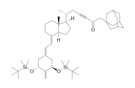 26-(1-Adamantyl)-1a-hydroxy-2-methylidene-25-oxo-23,23,24,24-tetradehydro-19,27-dinorvitamin D3 1,3-Bis(tertbutyldimethylsilyl)Ether