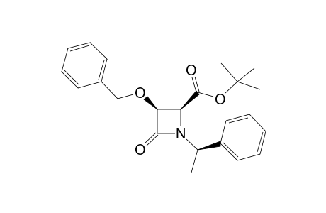 (2S,3S)-3-(Benzyloxy)-4-tert-butoxycarbonyl)-1-[(R)-1-phenylethyl]-2-azetidinone