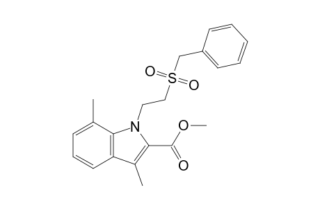 Methyl 1-(2-benzylsulfonylethyl)-3,7-dimethylindole-2-carboxylate