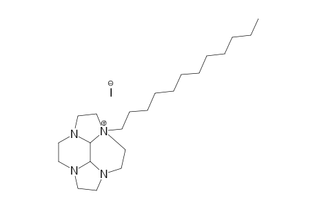 (1RS,13SR,14RS)-1-DODECYL-4,7,10-TRIAZA-1-AZONIATETRACYCLO-[5.5.2.0.(4,14)0.(10,13)]-TETRADECANE-IODIDE