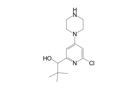 ((2-Chloro-6-(2,2-dimethyl-1-hydroxypropyl))-4-pyridyl)-1-piperazine