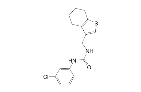1-(3-Chlorophenyl)-3-(4,5,6,7-tetrahydro-1-benzothiophen-3-ylmethyl)urea