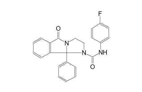 N-(4-fluorophenyl)-5-oxo-9b-phenyl-2,3,5,9b-tetrahydro-1H-imidazo[2,1-a]isoindole-1-carboxamide