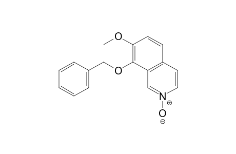 8-(benzyloxy)-7-methoxyisoquinoline, 2-oxide