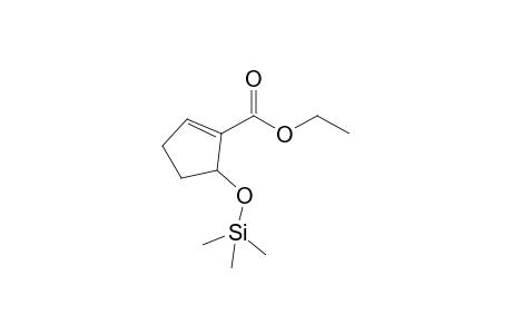 5-trimethylsilyloxy-1-cyclopentenecarboxylic acid ethyl ester