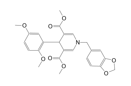 3,5-pyridinedicarboxylic acid, 1-(1,3-benzodioxol-5-ylmethyl)-4-(2,5-dimethoxyphenyl)-1,4-dihydro-, dimethyl ester