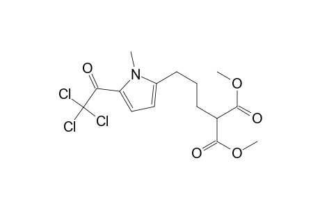 Propanedioic acid, [3-[1-methyl-5-(trichloroacetyl)-1H-pyrrol-2-yl]propyl]-, dimethyl ester