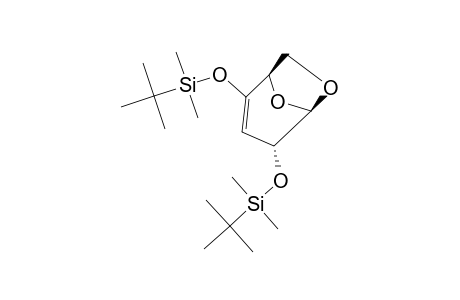 1,6-ANHYDRO-2,4-BIS-O-(TERT.-BUTYLDIMETHYLSILYL)-3-DEOXY-BETA-D-ERYTHRO-HEX-3-ENOPYRANOSE