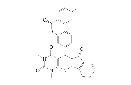 3-(1,3-dimethyl-2,4,6-trioxo-2,3,4,5,6,11-hexahydro-1H-indeno[2',1':5,6]pyrido[2,3-d]pyrimidin-5-yl)phenyl 4-methylbenzoate