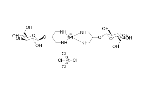 Platinum(II)bis(2-b-d-glucopyranosyloxy-propyl-1,3-diamine)