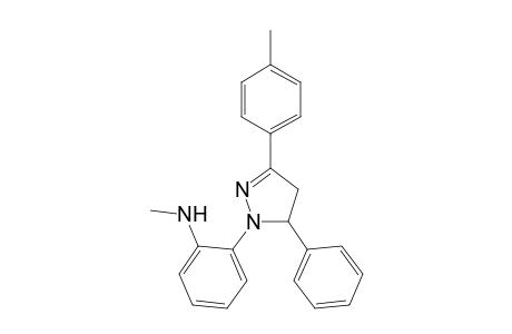 N-methyl-2-(5-phenyl-3-p-methylphenyl-4,5-dihydropyrazolyl)-aniline