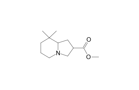Octahydro-8,8-dimethyl-2-indolizidinecarboxylic acid methyl ester
