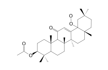 3.beta.-Acetoxy-18.alpha.-hydroperoxy-12-oleanen-11-one