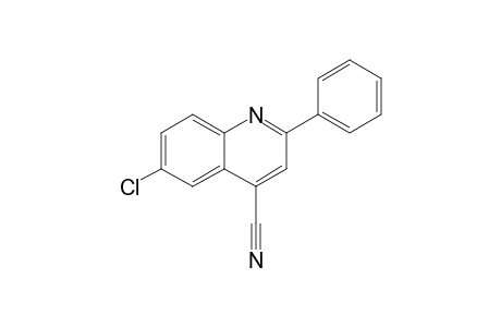6-Chloro-2-phenyl-4-quinolinecarbonitrile