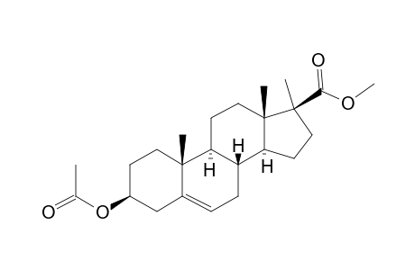 Androst-5-ene-17.beta.-carboxylic acid, 3.beta.-hydroxy-17-methyl-, methyl ester, acetate