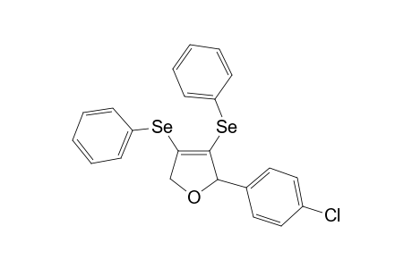 2-(4-Chlorophenyl)-3,4-bis(phenylselanyl)-2,5-dihydrofuran