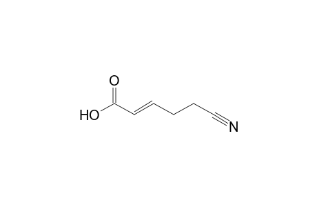 (E)-5-Cyano-2-pentenoic acid