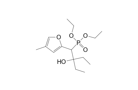 2-(1-Diethoxyphosphoryl-2-hydroxy-2-ethyl-butyl)-4-methylfuran