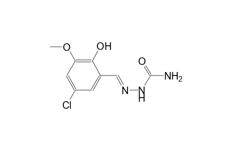 5-chloro-2-hydroxy-3-methoxybenzaldehyde semicarbazone
