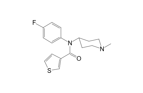 N-(4-Fluorophenyl)-N-(1-methylpiperidin-4-yl)thiophene-3-carboxamide