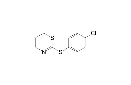 2-[(p-chlorophenyl)thio]-5,6-dihydro-4H-1,3-thiazine