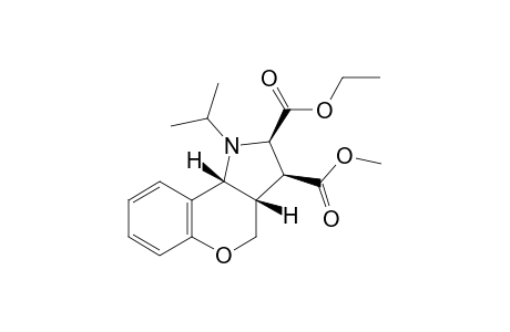 (2R,3S,3aS,9bR)-1-isopropyl-3,3a,4,9b-tetrahydro-2H-chromeno[4,3-b]pyrrole-2,3-dicarboxylic acid O2-ethyl ester O3-methyl ester