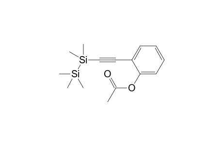 1-(o-Acetoxyphenyl)-2-pentamethyldisilanylethyne