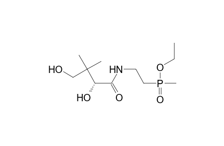Ethyl {2-{[(2R)-2',4'-dihydroxy-3',3'-dimethylbutyryl]amino}ethyl}-(methyl)phosphinate