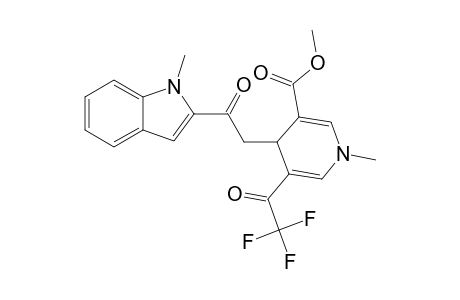 3-(METHOXYCARBONYL)-1-METHYL-4-[((1-METHYL-2-INDOLYL)-CARBONYL)-METHYL]-5-(TRIFLUOROACETYL)-1,4-DIHYDROPYRIDINE