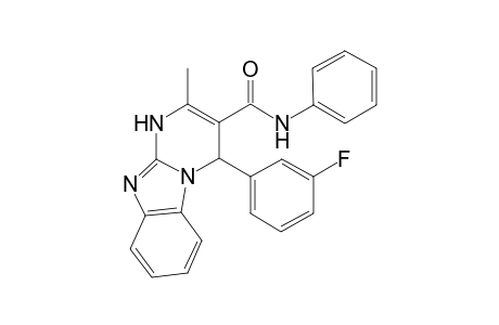 13-(3-fluorophenyl)-11-methyl-N-phenyl-1,8,10-triazatricyclo[7.4.0.0(2,7)]trideca-2(7),3,5,8,11-pentaene-12-carboxamide