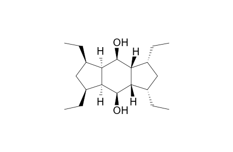 (1S*,1aS*,3R*,3aR*,5R*,5aR*,7S*,7aS*)-Perhydro-1,3,5,7-tetraethyl-s-indacene-cis-4,8-diol