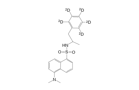 1-Dimethylaminonaphthalene-5-sulphonylamphetamine-D5