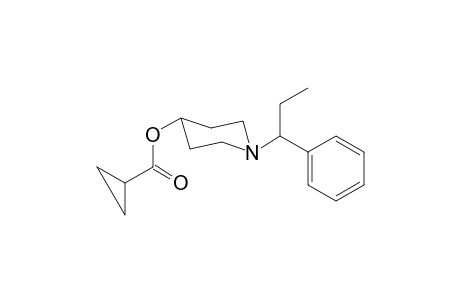 1-(1-Phenylpropyl)piperidin-4-yl cyclopropanecarboxylate