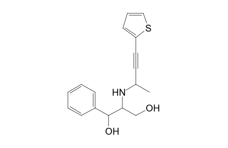 1-Phenyl-2-[4'-(thien-2"-yl)but-3'-yn-2'-ylamino]propane-1,3-diol