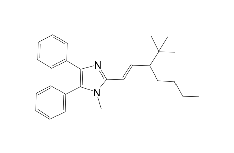 (E)-2-[3-(tert-Butyl)hept-1-en-1-yl]-1-methyl-4,5-diphenyl-1H-imidazole