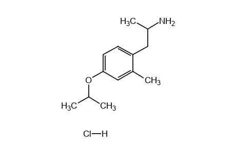alpha,2-dimethyl-4-isopropoxyphenethylamine, hydrochloride
