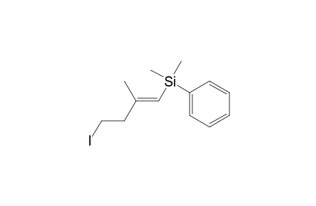 [(E)-4-iodanyl-2-methyl-but-1-enyl]-dimethyl-phenyl-silane