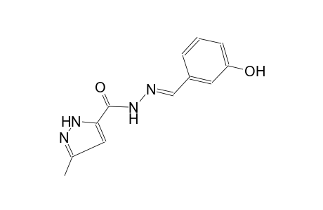 1H-pyrazole-5-carboxylic acid, 3-methyl-, 2-[(E)-(3-hydroxyphenyl)methylidene]hydrazide