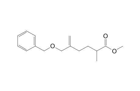 2-Methyl-5-(phenylmethoxymethyl)-5-hexenoic acid methyl ester