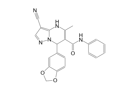 pyrazolo[1,5-a]pyrimidine-6-carboxamide, 7-(1,3-benzodioxol-5-yl)-3-cyano-4,7-dihydro-5-methyl-N-phenyl-