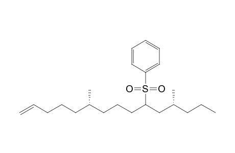 [(4R,10S)-4,10-dimethylpentadec-14-en-6-yl]sulfonylbenzene